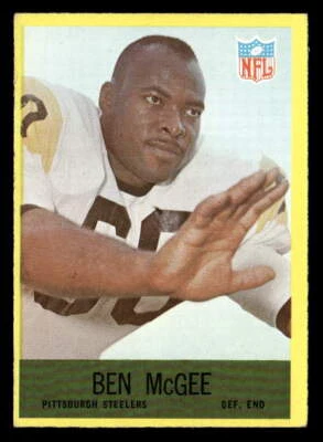 Ben McGee 1967 Philadelphia Card #154 Pittsburgh Steelers - Image 1 of 2