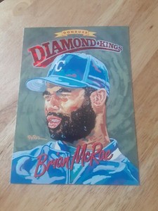 1994 Donruss Diamond Kings Jumbo 5x7 DK-12 Brian McRae #04974/10000