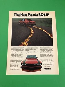 1977 MAZDA RX-3 RX 3SP SP ORIGINAL VINTAGE PRINT AD ADVERTISEMENT PRINTED - Picture 1 of 1