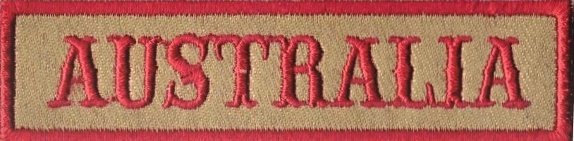 Australian Emblem Patches Vest Jacket Motorcycle Biker Australian Riding Patches - image 1 of 1