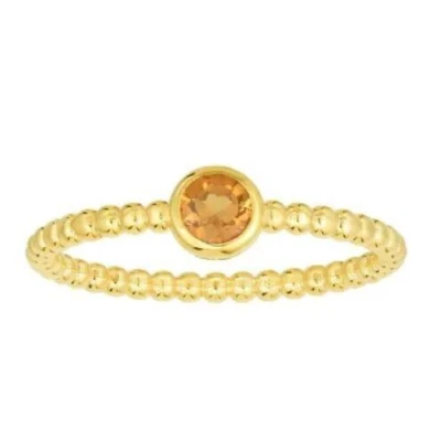 Phillip Gavriel 14k Yellow Gold Popcorn Citrine Gemstone Ring - Image 1 of 4
