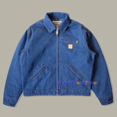 Chaqueta de mezclilla Red Tornado Detroit para hombre ropa de trabajo suelta abrigo vintage americano Foto 1 de 4