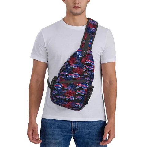 Buffalo Bills Fans Cross Chest Bag Diagonally Travel Full Print Backpack Cover