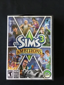 Sims 3: Ambitions Windows/Mac: EXPANSION PACK 2010E PREOWNED COMPLETE SOFTWARE - Picture 1 of 12