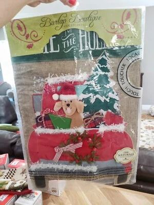 Evergreen Flag & Garden - Hogar de arpillera para las fiestas Bandera de jardín - 20" x 13" Foto 1 de 4