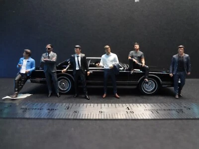 Juego de figuras escala 1:64 Big Boys Meet - Diorama Accesorios coche no incluido Foto 1 de 4