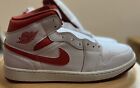 Size 12.5 - Air Jordan 1 SE Mid White Dune Red NEW WITH BOX! Great Size!