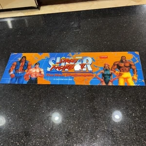 Street Fighter II The New Challengers 💯 Arcade Marquee 1993 Capcom Orig. Plexi - Bild 1 von 6