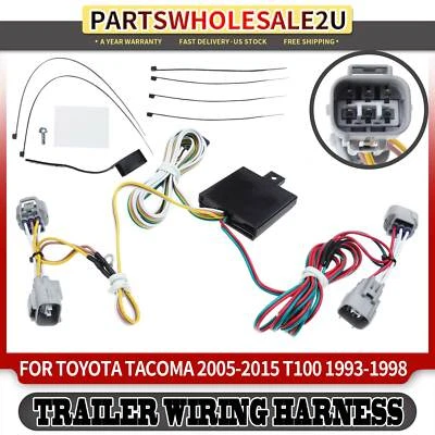 Arnés de cableado de remolque para Toyota Tacoma 2005-2015 T100 1993-1998 sistema de 3 cables Foto 1 de 4