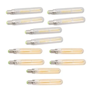 2Pcs LED Tube Bulb 4W E14 2300K Tubular Light Lamp Bulbs T20x120 220‑240V - Picture 1 of 12