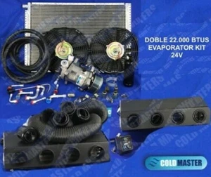 UNIVERSAL UNDERDASH AIR CONDITION KIT "2" EVAPORATORS 450-0 24V HUMVEES IDEAL - Picture 1 of 12