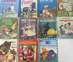 Lote a granel de libros dorados de colección varios títulos 1957-1998 ediciones tapa dura - Imagen 1 de 6