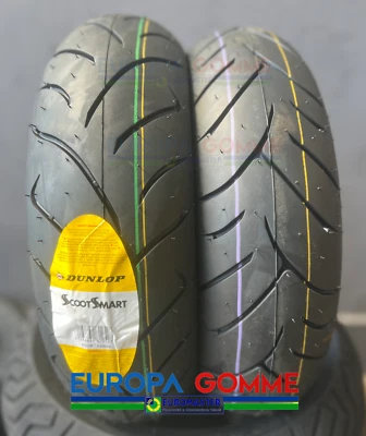 Paar Dunlop 120/70-12 51S + 130/70-12 62S SCOOTSMART DOT 2025/24 Bereifung Neu - Bild 1 von 2