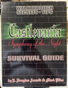 Castlevania Symphony of The Night Survival Guide for Playstation Game Rare ✨ - Picture 1 of 5