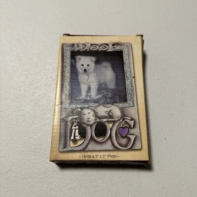 Marco de fotos de metal Woof perro 3x3 nuevo Foto 1 de 4