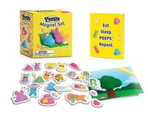 NEW PEEPS chick & bunny magnet play set portable travel size mini - Picture 1 of 1