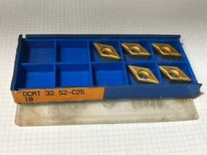 CNC Korloy Carbide Inserts DCMT 32.52-C25 NC30P Coated Turning/Boring Tool 5 pcs - Picture 1 of 1