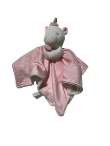 Manta de seguridad Carters Just One You rosa unicornio felpa Lovey - Imagen 1 de 3