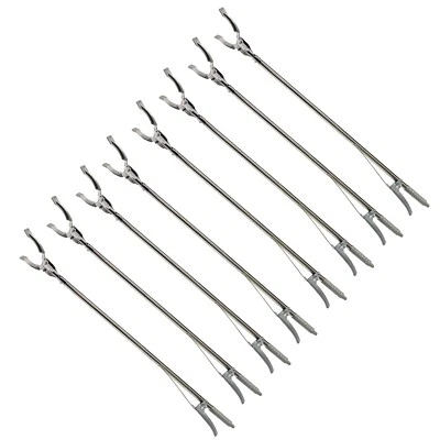 8x Abfallgreifer 90cm | Greifzange Müllsammler Metall | Greifhilfe Müllzange