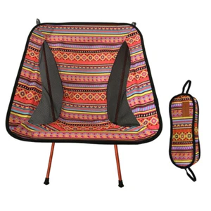 Portable Folding Camping Chair Heavy Duty Outdoor Picnic Fishing Camping Chair - Picture 1 of 12