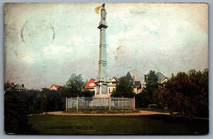 Postal Hazleton PA c1909 Monumento a los Soldados Cementerio Nacional de Gettysburg - Imagen 1 de 2