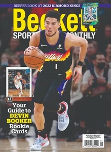 New MAY 2022 Beckett SPORTS CARD MONTHLY Price Guide with DEVIN BOOKER - Picture 1 of 12