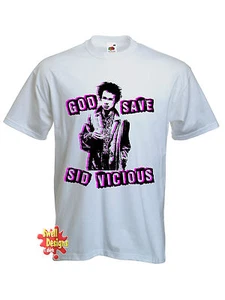 God Save SID VICIOUS Punkrock Pistolen Retro T-Shirt alle Größen - Bild 1 von 1