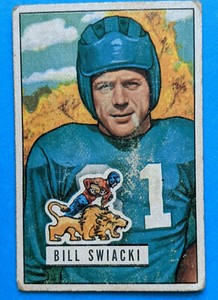 1951 Bowman #132 Bill Swiacki  