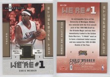 2006-07 Fleer Hot Prospects We're #1 Chris Webber #W1-CW HOF