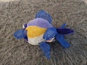 Vintage Webkinz Lil' Kinz Purple Goldfish By Ganz Fish plush Stuffed Animal - Picture 1 of 6
