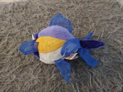 Vintage Webkinz Lil' Kinz Purple Goldfish By Ganz Fish plush Stuffed Animal - Image 1 of 4