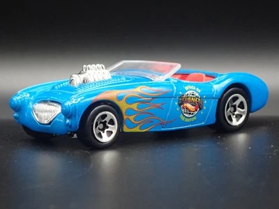 1953-1956 Austin Healey Roadster Convertible Blu 1:64 Scala Modellino Auto - Immagine 1 di 4