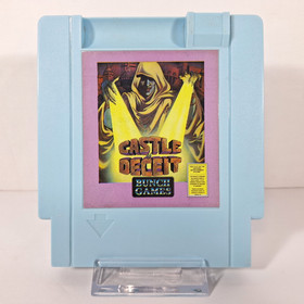 Castle of Deceit Nintendo NES Unlicensed Bunch Games Blue Cartridge - Tested