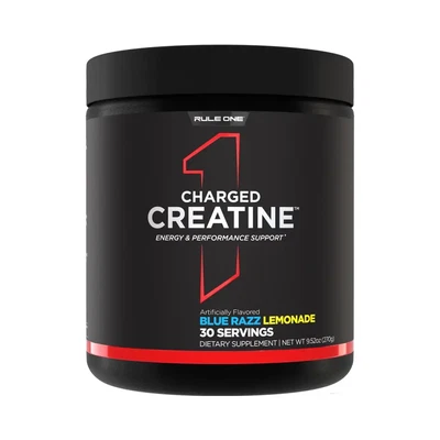 Rule1 R1 Charged Creatine (30 Serv) Blue Razz Lemonade (99,96 EUR/kg)