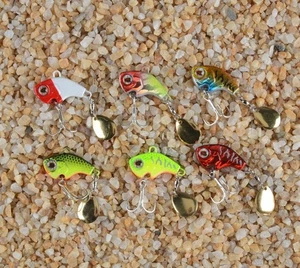 6PCS Fishing Lure Spoon VIB Jig Swimbait Crankbait Hard Pike Trolling Artificial - Picture 1 of 10