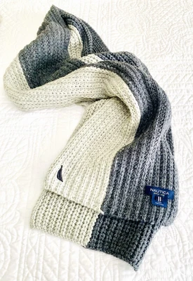 Bufanda de Invierno Nautica O/S Talla Única Dos Tonos Gris Foto 1 de 4