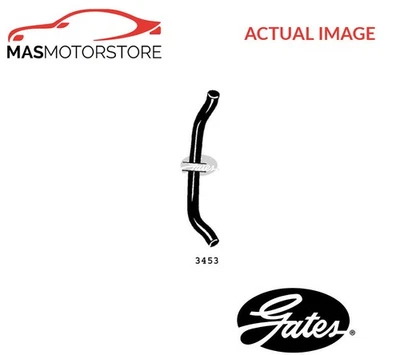 COOLING SYSTEM RUBBER HOSE UPPER GATES 3453 A FOR AUDI 80,100,COUPE,90,B2,B3,C3 - Image 1 of 4