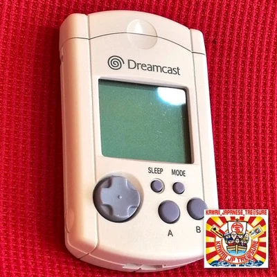 Dreamcast Visual Memory Blanco con Tapa HKT-7000 Sega Japón JP Paquete de Expansión Foto 1 de 4