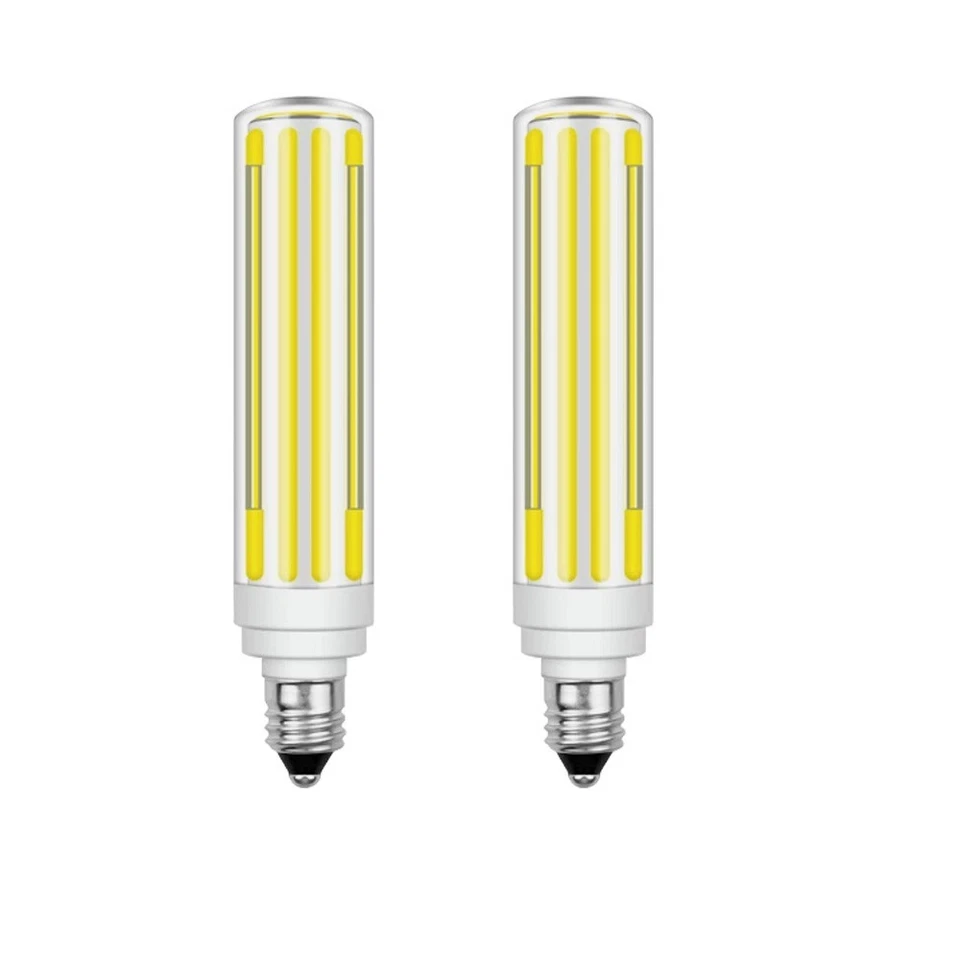 2pcs E11 102 COB LED Light Bulb Dimmable Ceiling Fans Lamp Lights Bulbs 120V T5 - Image 1 of 4