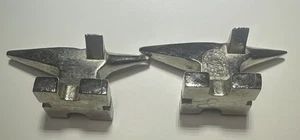 Pair Of Vintage Miniature Mini Anvil Ozark Pattern by Tom Clark USA 2004 & 2005 - Picture 1 of 7