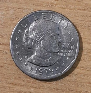 1979-P SUSAN B ANTHONY DOLLAR PHILADELPHIA AMERICA USA (MM4) - Picture 1 of 2