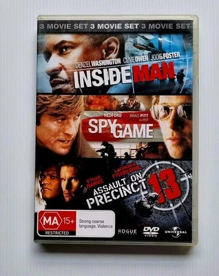 Inside Man / Spy Game / Assault On Precinct 13 - DVD - FREE POSTAGE - Image 1 of 4