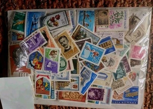 1050 DIFFERENT World wide ROMANIA USED STAMPS THEMATICS COLLECTORS - Picture 1 of 4