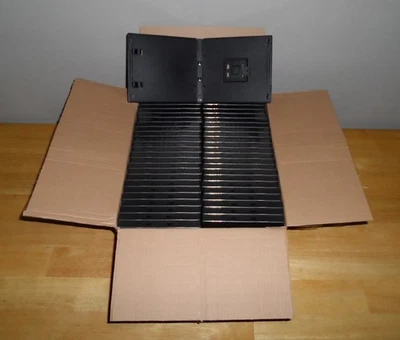 Lot of 50 Nintendo 3DS DS Generic Black Empty Game Cases for Replacement *NEW* - Image 1 of 4