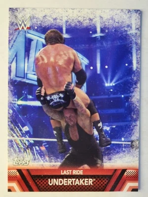 2017 Topps WWE Then Now Forever #F-12 UNDERTAKER FINISHERS & SIGNATURE MOVES - Image 1 of 2