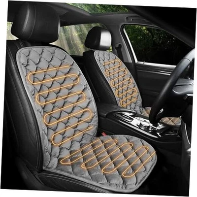  Cojín de asiento de coche conductor y pasajero para respaldo completo y conductor y pasajero gris Foto 1 de 2