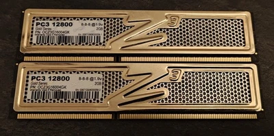 OCZ Gold Series Retro Gaming RAM DDR3 1600Mhz 2x2GB 4GB - LGA 775 DDR3 KIT - Image 1 of 2