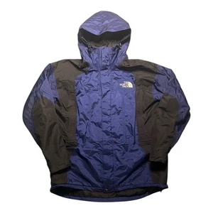 Vintage 90s North Face Gore-Tex Windbreaker Blau Schwarz Jacke Herren XL - Bild 1 von 4