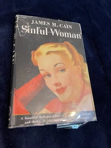SINFUL WOMAN JAMES M. CAIN ~ ERSTE AUFGABE in DJ.-1948 - Bild 1 von 8