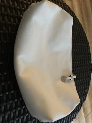 Grand sac à cosmétiques Vimoda Paris en simili cuir blanc - Photo 1/4